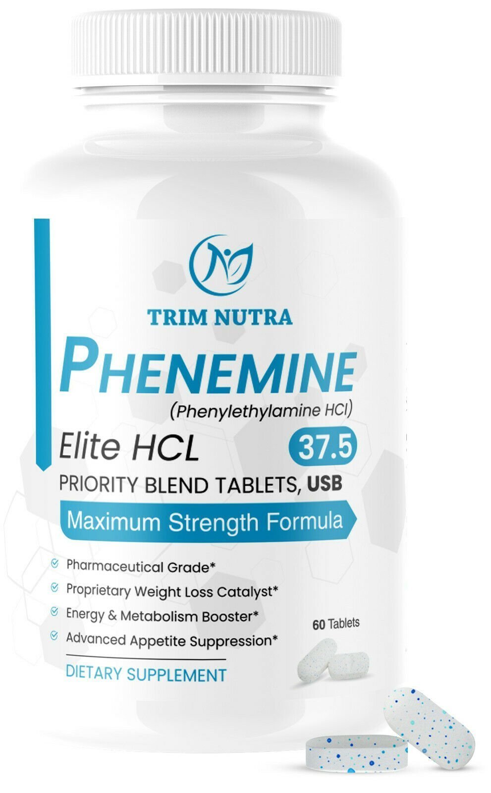 
                  
                    1 Bottle - Phen Elite - 60 White/Blue Speckled Tablets
                  
                