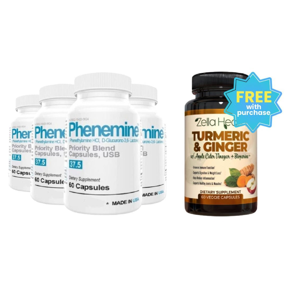 4 Bottles Phen and FREE Turmeric Bundle