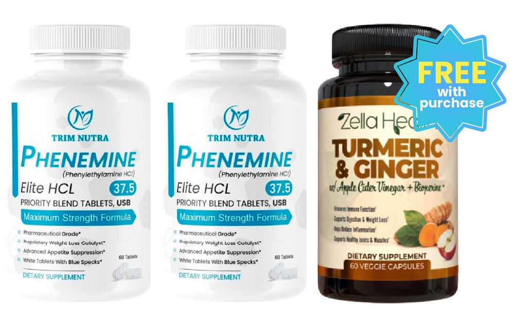 Two Pack of Phen Elite 2 pack with FREE Turmeric Bundle