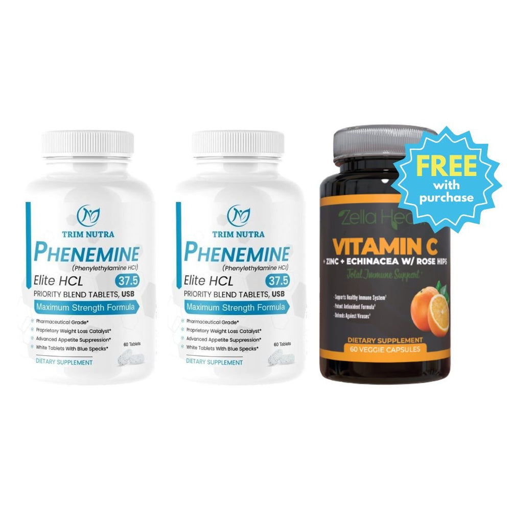 Two Pack of Phen Elite 2 pack with FREE Vitamin C Bundle