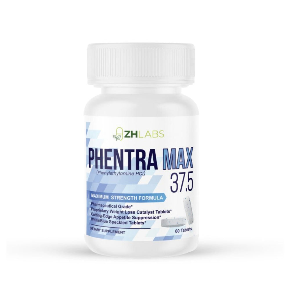(1) Phentra MAX 37.5 White/Blue Speckled tablets 60