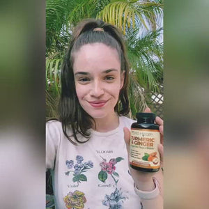 
                  
                    Load and play video in Gallery viewer, 2 Month Supply Turmeric Curcumin with Ginger, Apple Cider Vinegar, Bioperine - 120 Veggie Capsules - Zella Health
                  
                