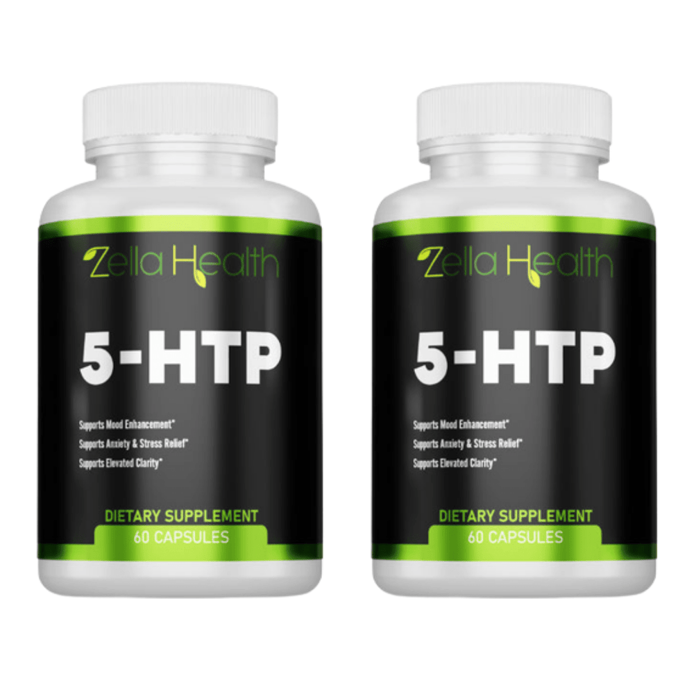 
                  
                    5-HTP (5-Hydroxytryptophan) -Mood Regulation - Supplement, Zella Health - 2 Month Supply 120 Capsules
                  
                