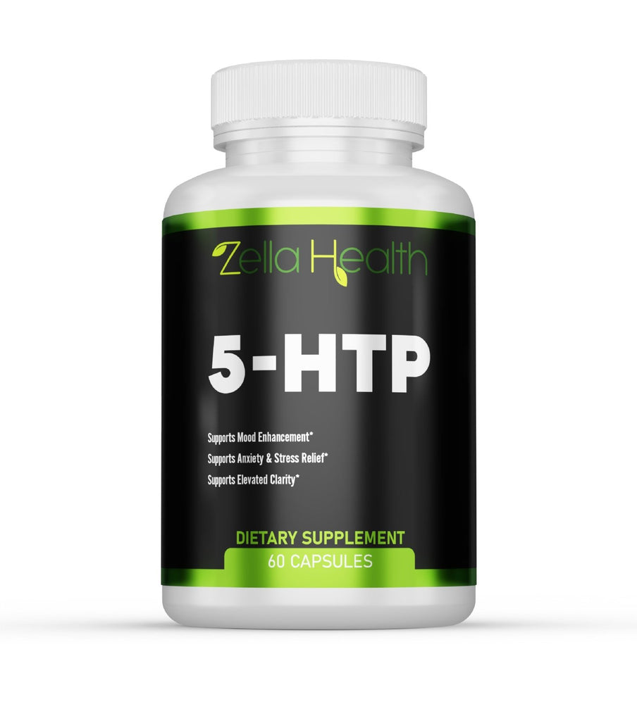 
                  
                    5-HTP (5-Hydroxytryptophan) -Mood Regulation - Supplement, Zella Health - 60 Capsules
                  
                