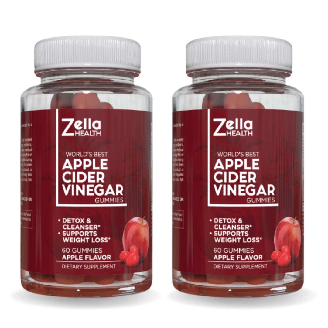 
                  
                    Apple Cider Vinegar Gummies, Immunity, Detox, Cleanse & Weight Control Supplement - Zella Health - 2 Month Supply 120 pieces
                  
                