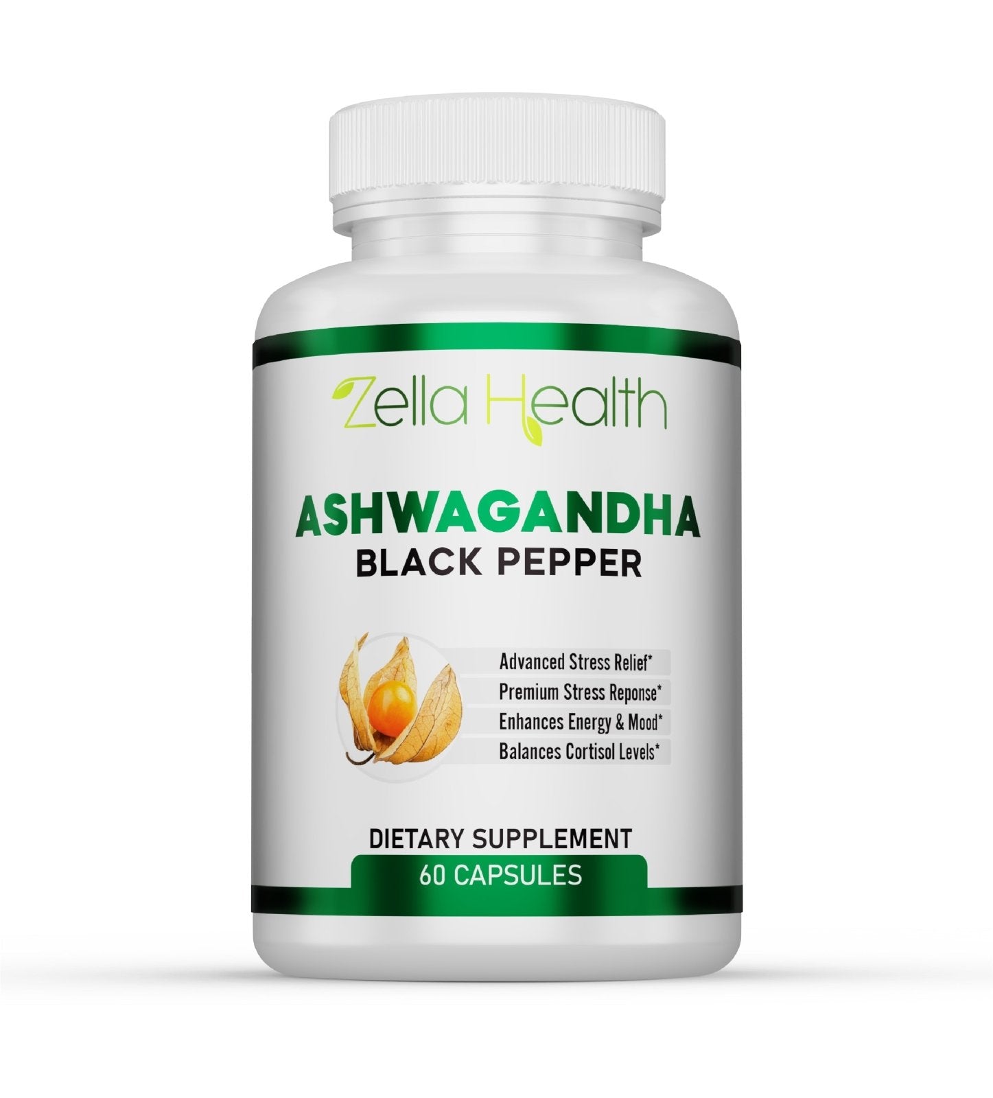 Ashwagandha 1300mg Made Adrenal, Mood & Thyroid Support Zella Heal