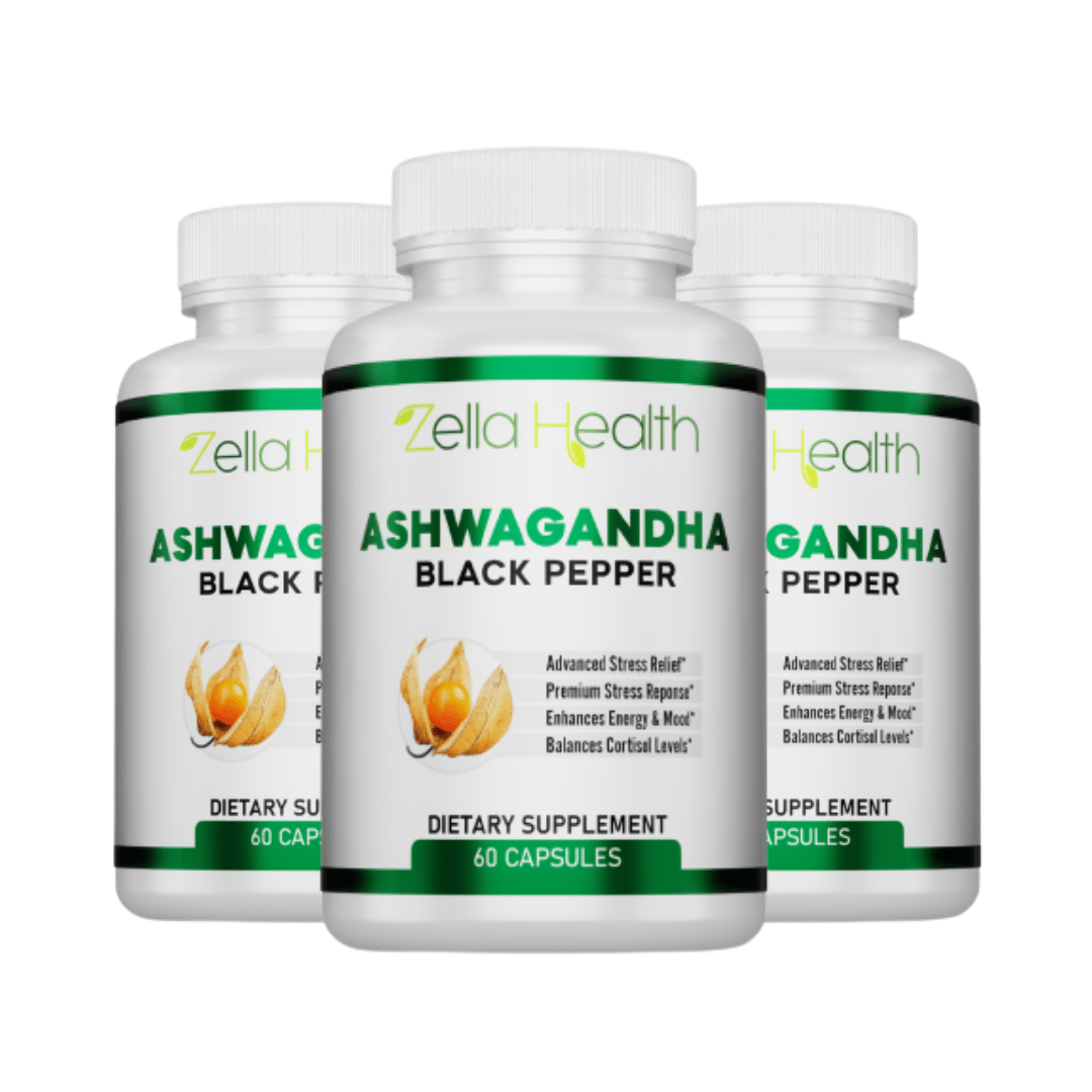 Ashwagandha 1300mg Made Adrenal, Mood & Thyroid Support Zella Heal