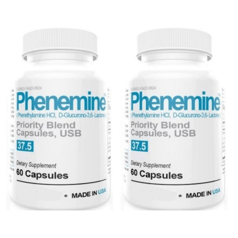 Phenemine Maximum Strength Appetite Suppressant (60 Capsules x 2)
