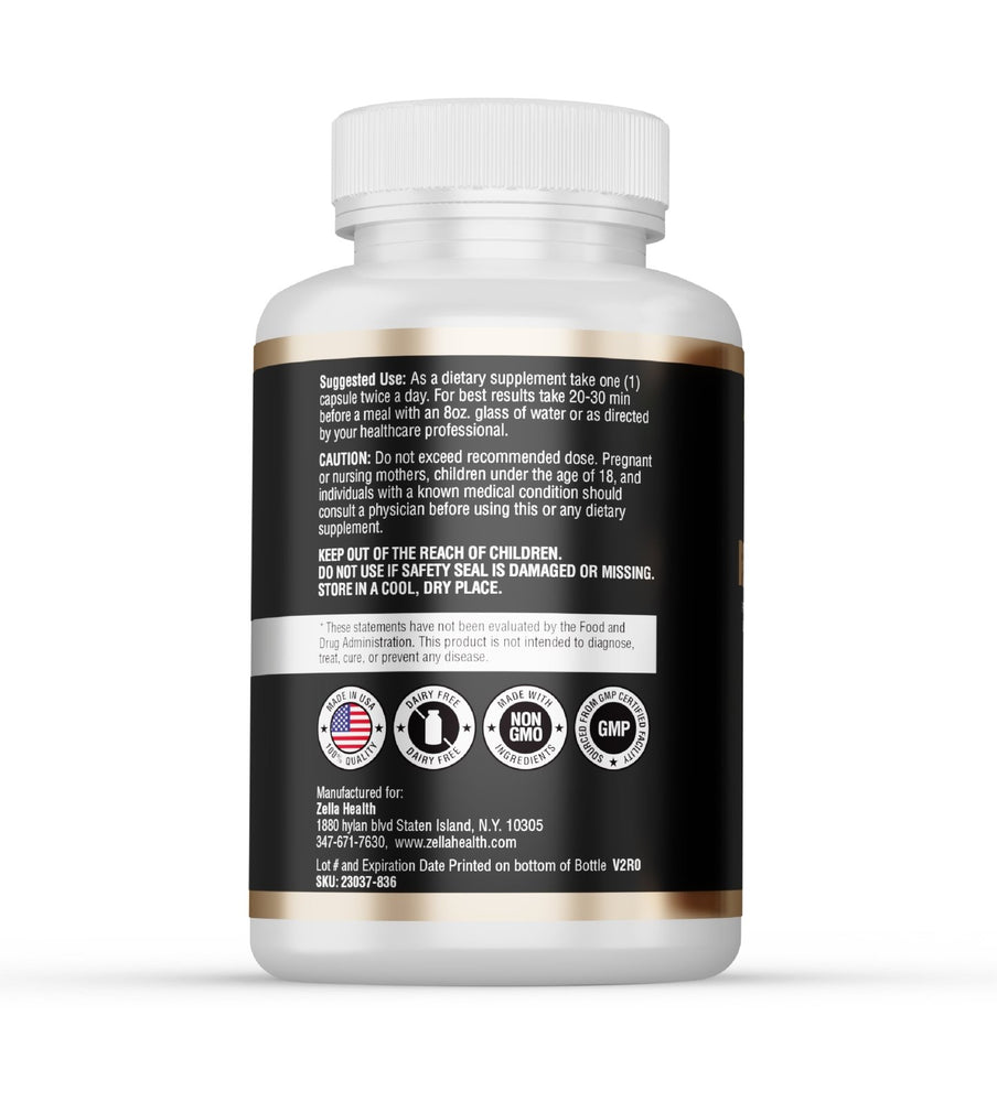 
                  
                    Resveratrol 600mg Per Serving- Max Strength - Supplement - 60 Capsules, Zella Health
                  
                