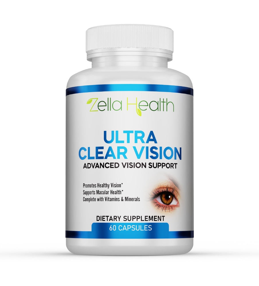 
                  
                    Ultra Clear Vision - Advanced Vision Support Zella Health 120 Capsules  2 Month Supply (Compares to Visiclear)
                  
                